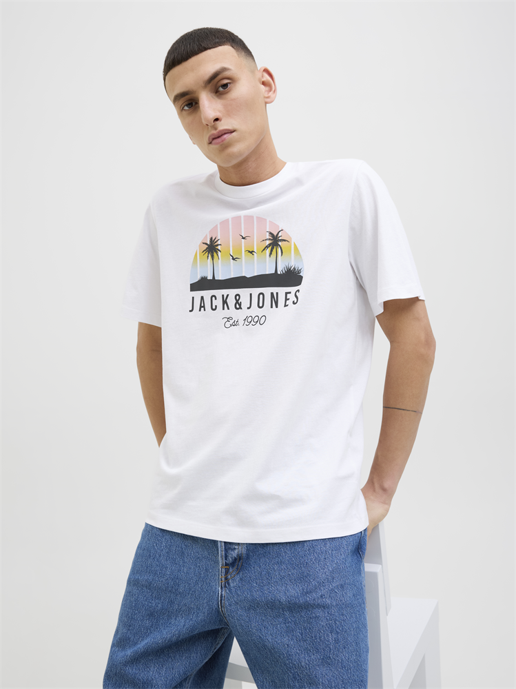 JJPALM TEE SS CREW NECK LN - 12269418