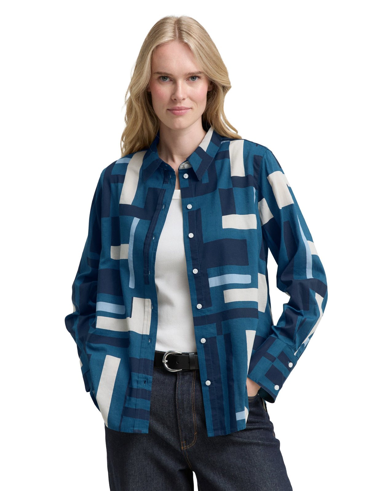 blouse shirt printed - 1047586