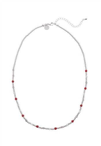 kurze Halskette stain. platiniert s - 210226805