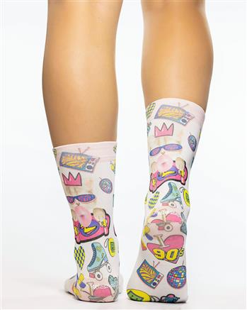 Lady Socks SKATING CAT - 1010-05136-656