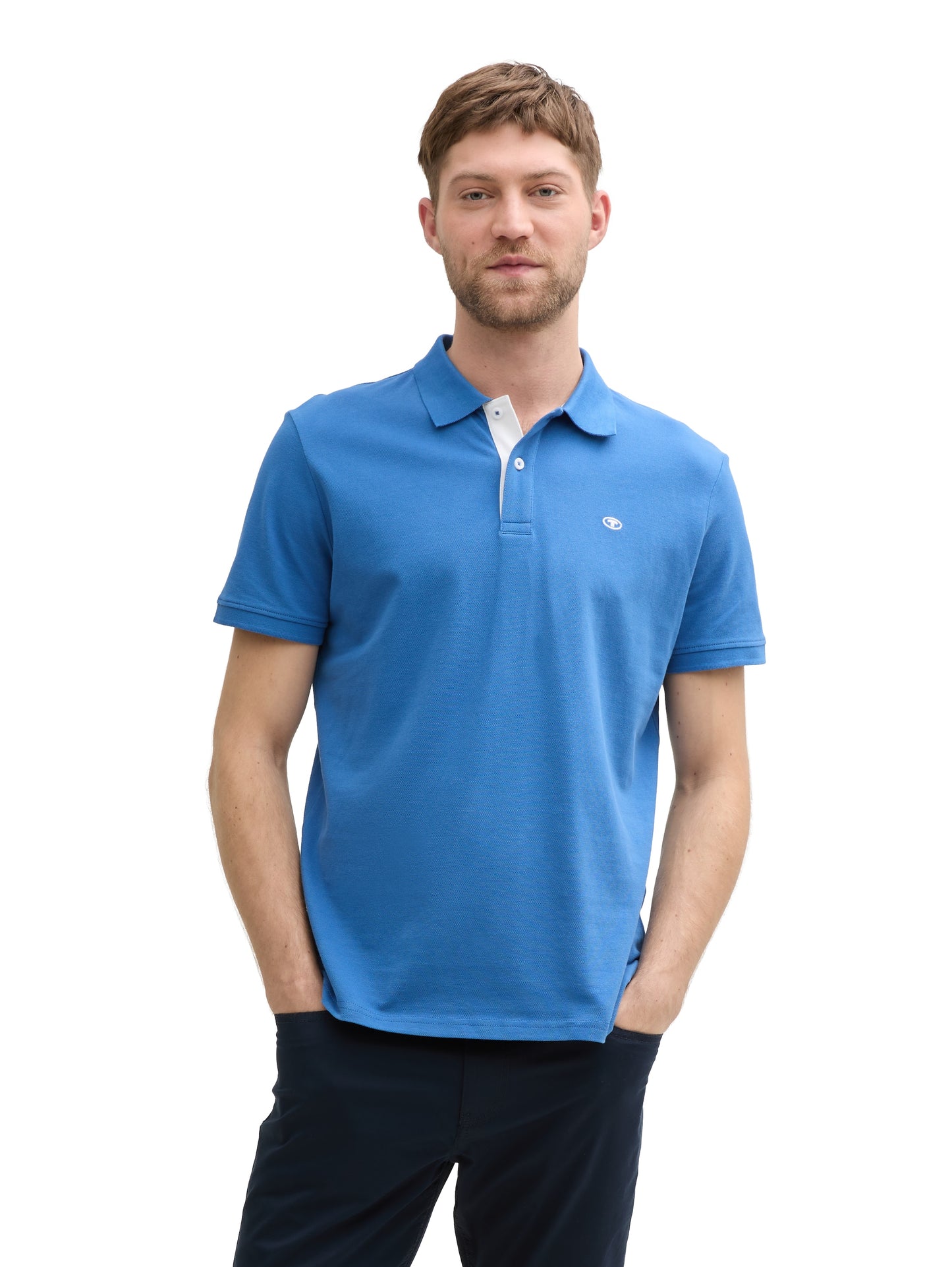 basic polo with contrast - 1031006
