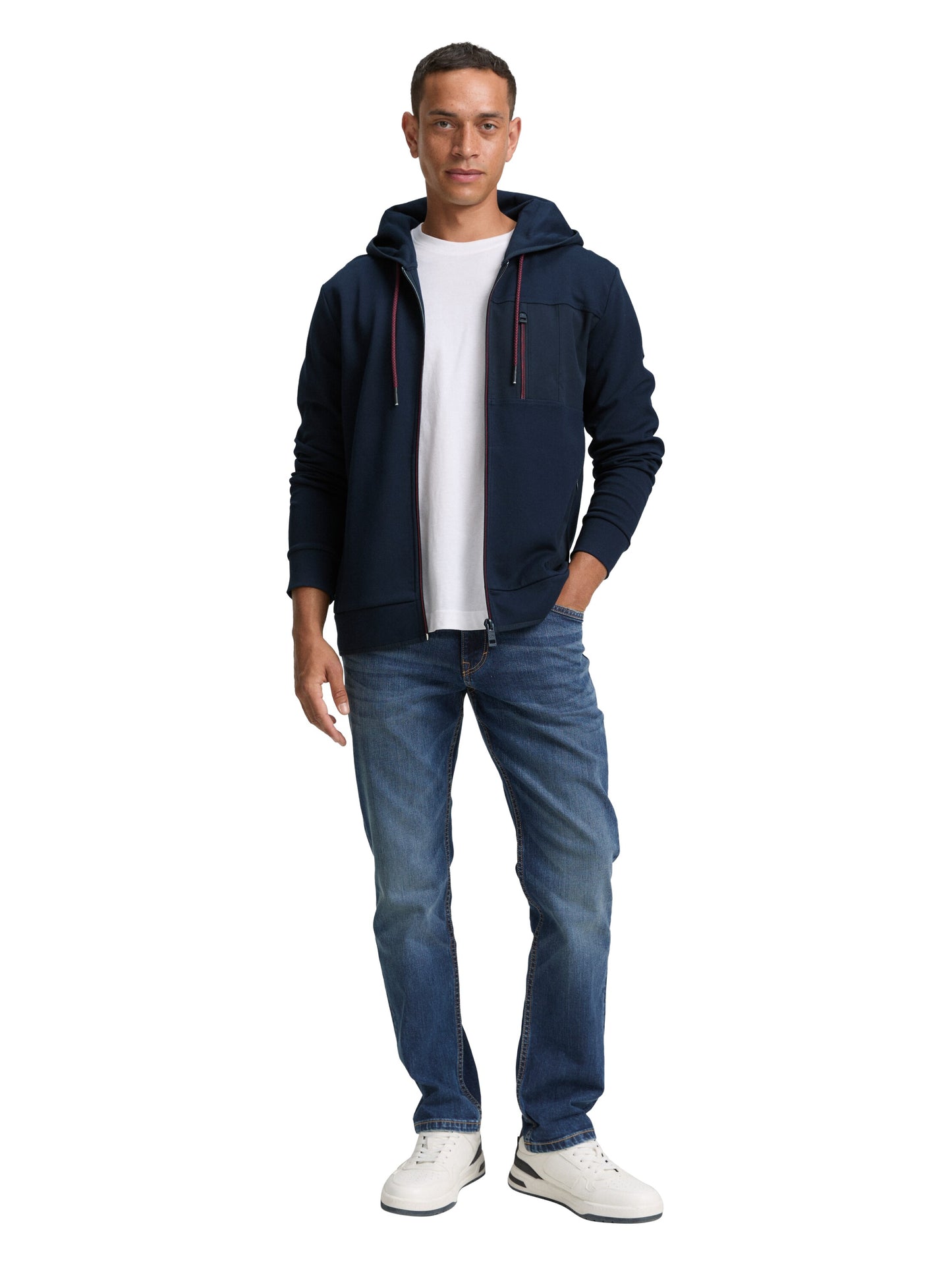 detailed hoodie jacket - 1047831