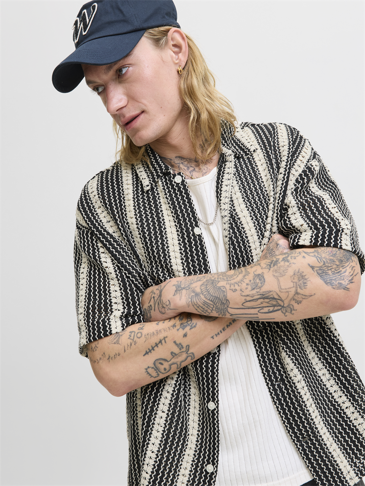 JORBELLAGIO CROCHET SHIRT SS SN - 12277295