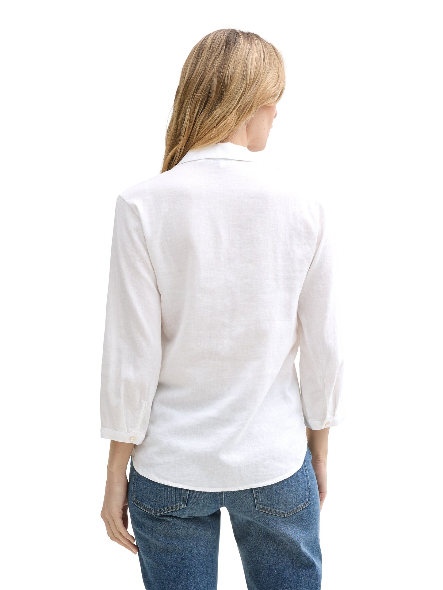 blouse easy shape with linen - 1046197