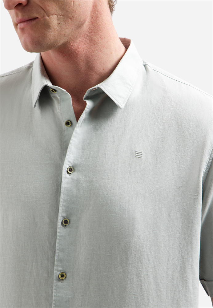 Shirt Short Sleeve With Linen - 31480321SN