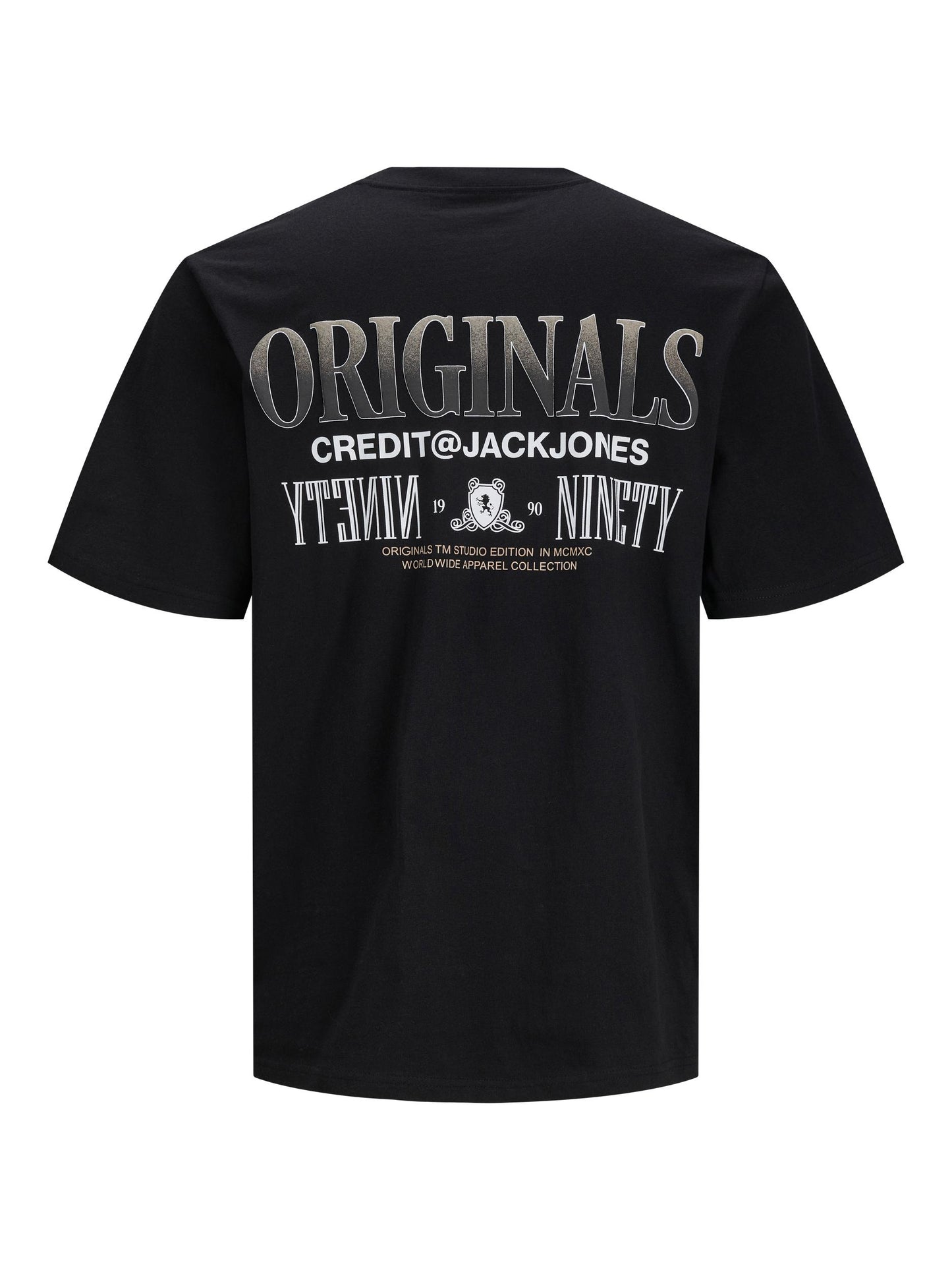 JORSHADOWBACK TEE SS CREW NECK BLK - 12247227