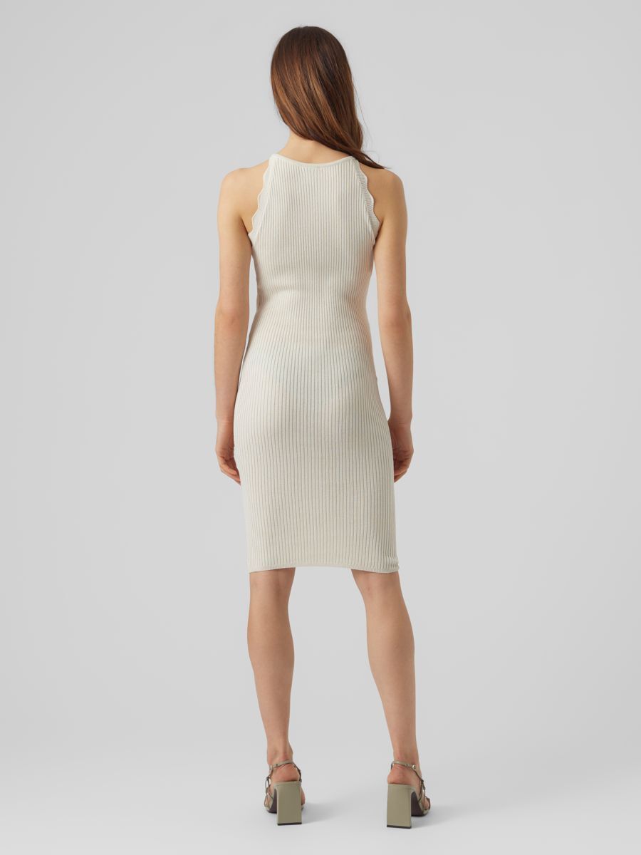 VMFERNANDA SL HALTERNECK KNIT DRESS - 10290371