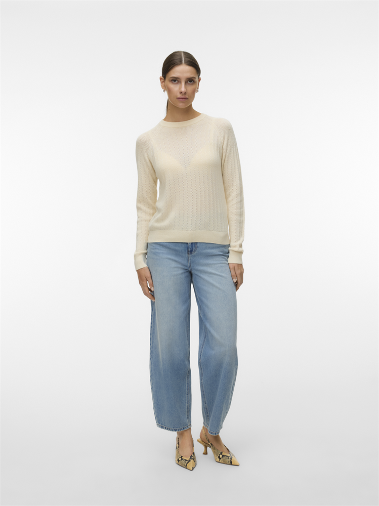 VMNEWLEX POINTELLE LS O-N PULLOVER - 10340560