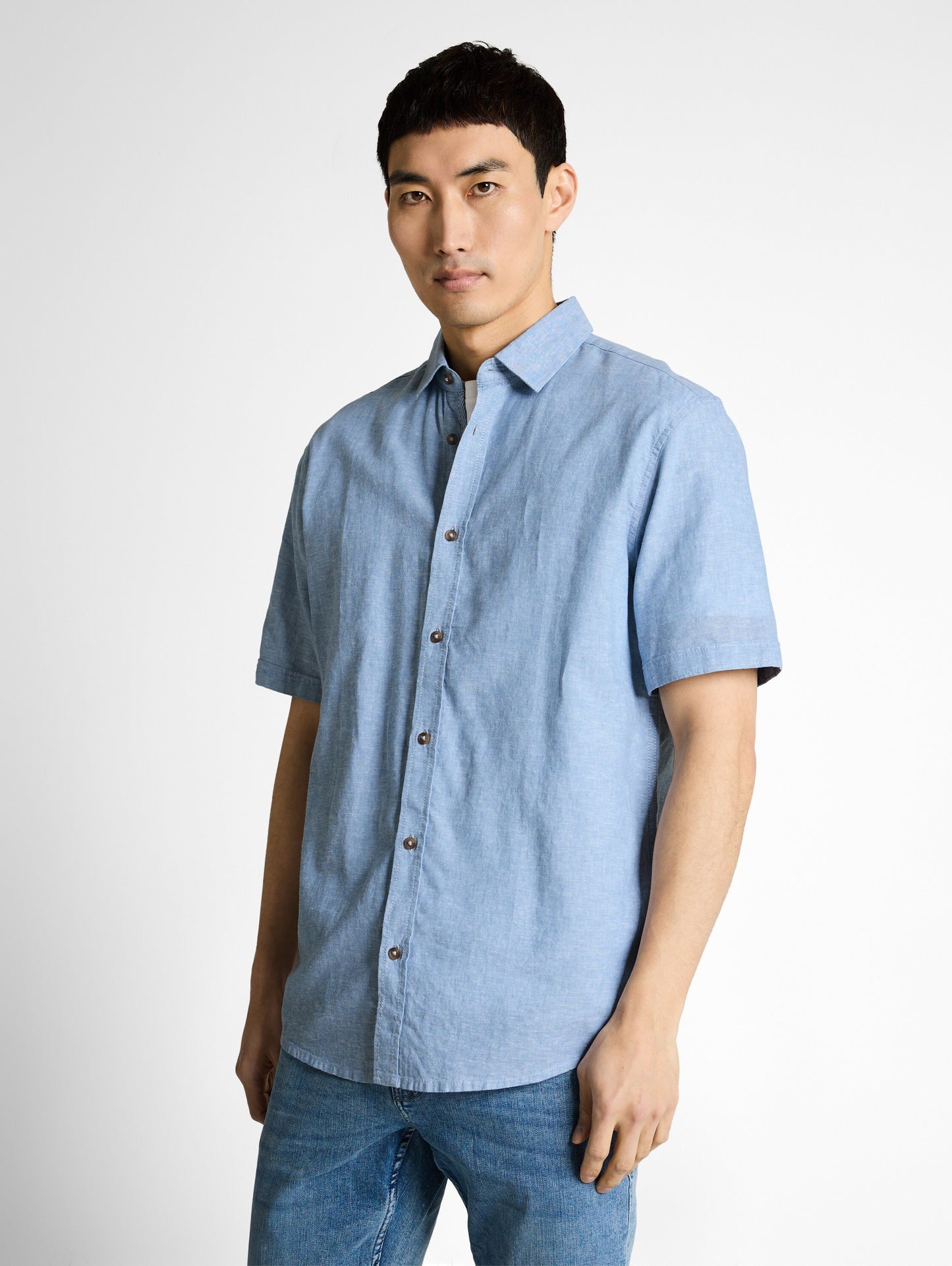cotton linen shirt - 1049611