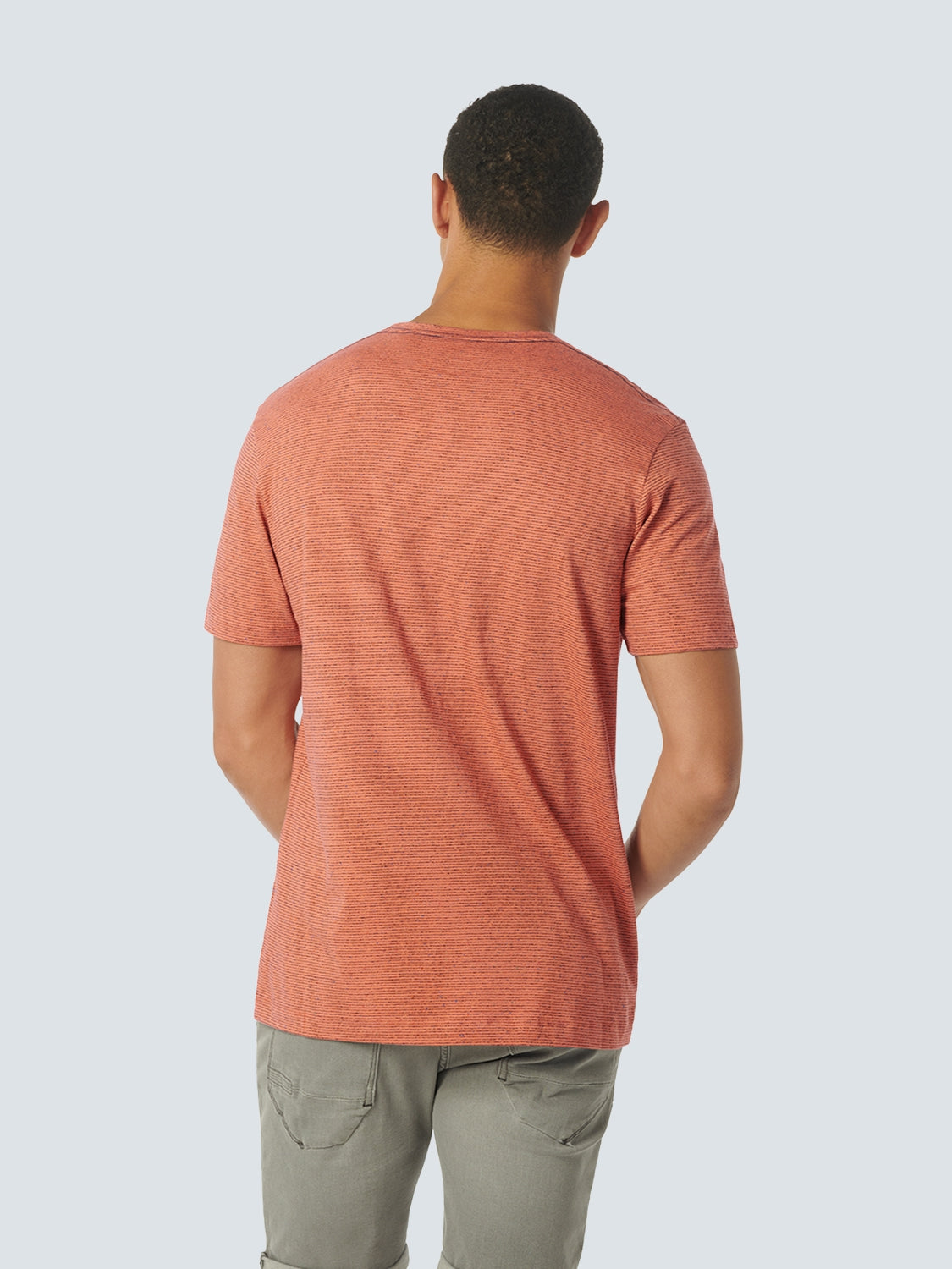 T-Shirt Crewneck Melange Stripes - 23350254SN