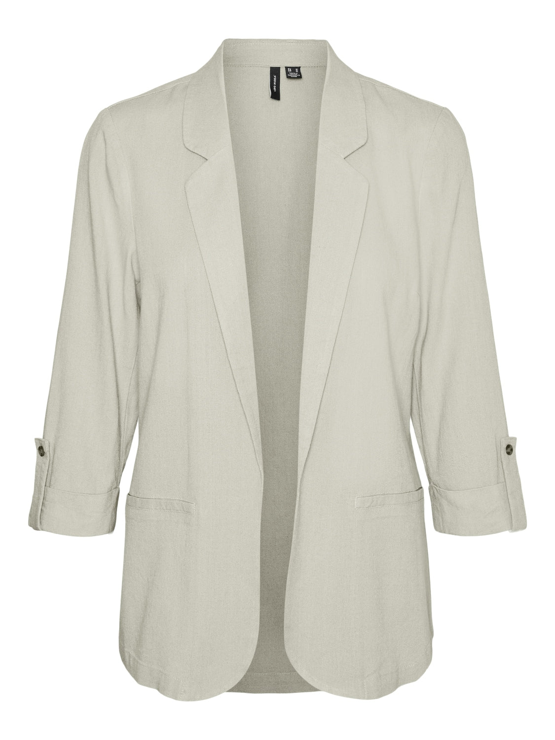 VMJESMILO 3/4 LOOSE BLAZER WVN GA N - 10279700