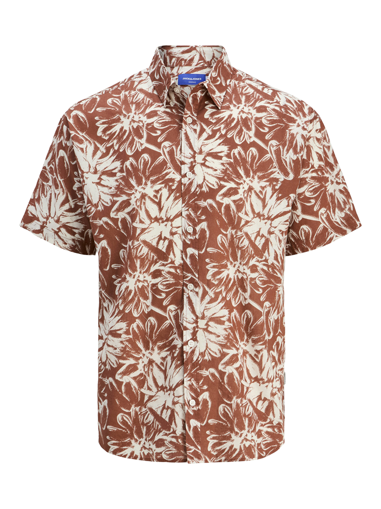JORJOSHUA SPLIT AOP SHIRT SS LN - 12271089