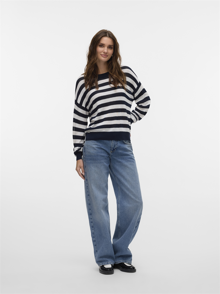 VMNEWLEXSUN MIX LS O-NECK PULLOVER - 10324936
