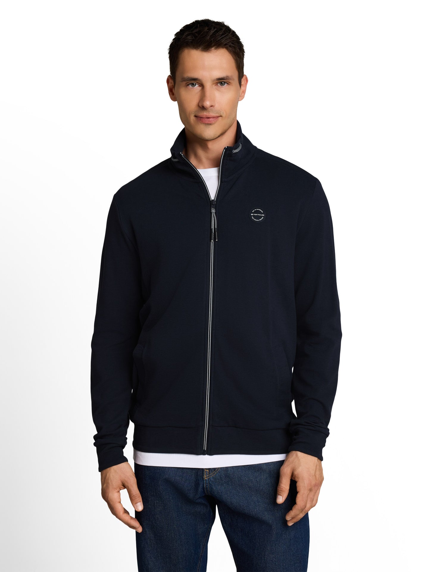 structured stand-up jacket - 1052675