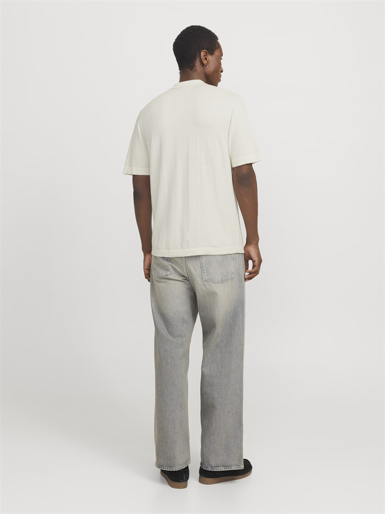 JJEEMIL KNIT RELAXED POLO SS SN - 12268216