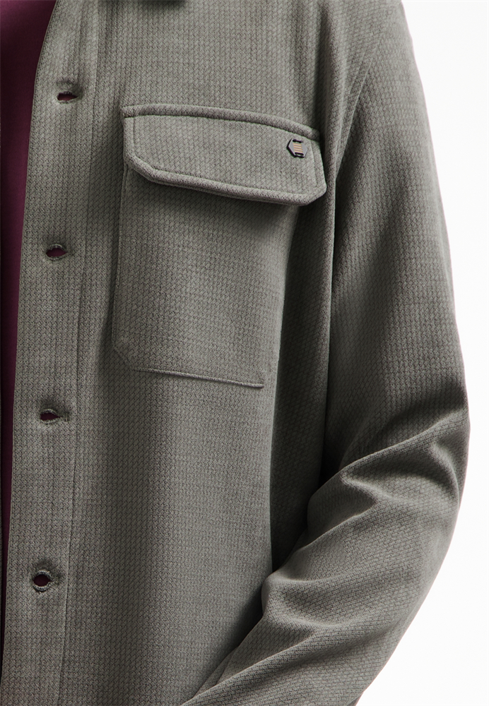 Overshirt Button Relief Sweat - 29510806SN