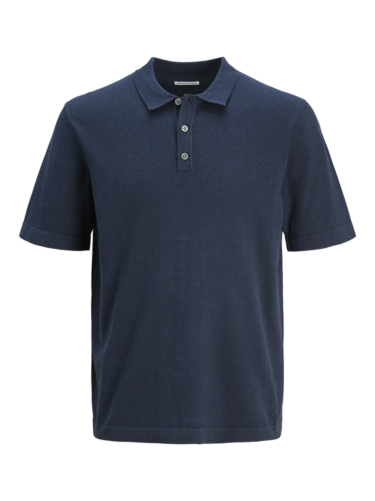 JJEEMIL KNIT RELAXED POLO SS SN - 12268216