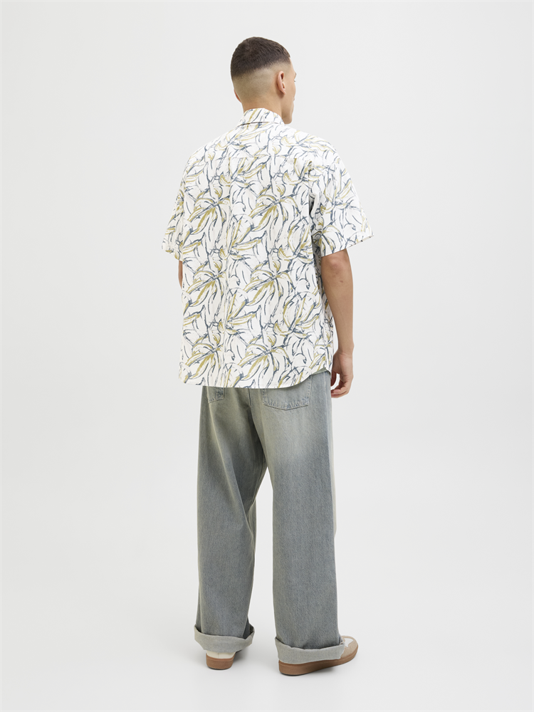 JORJOSHUA SPLIT AOP SHIRT SS LN - 12271089