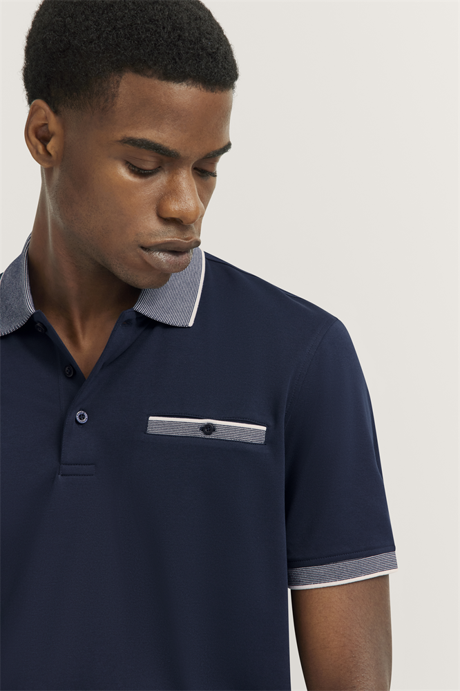 HERREN POLO 1/2 ARM - 75091C 8151