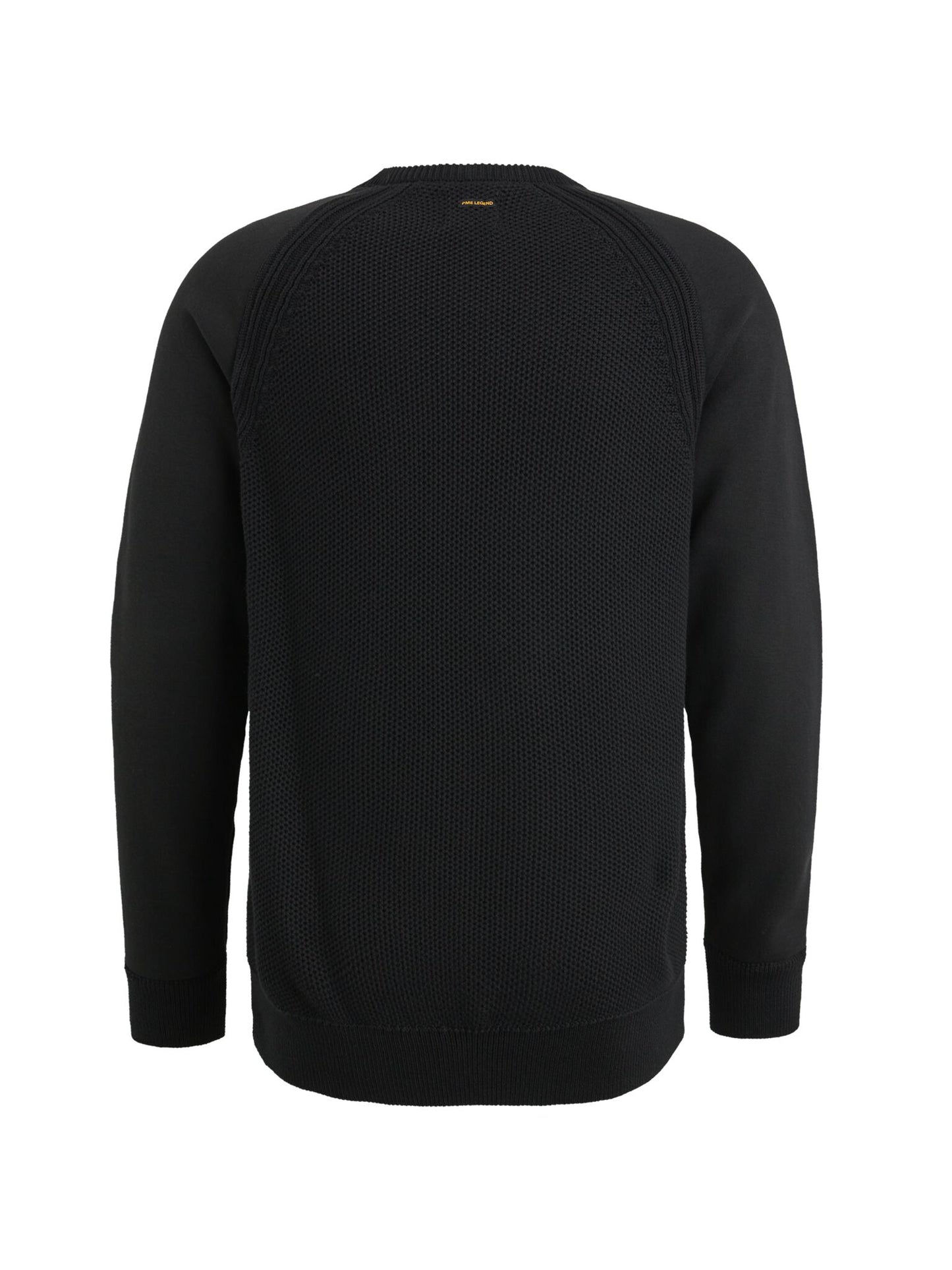 R-neck knit sweat combination - PKW2409323