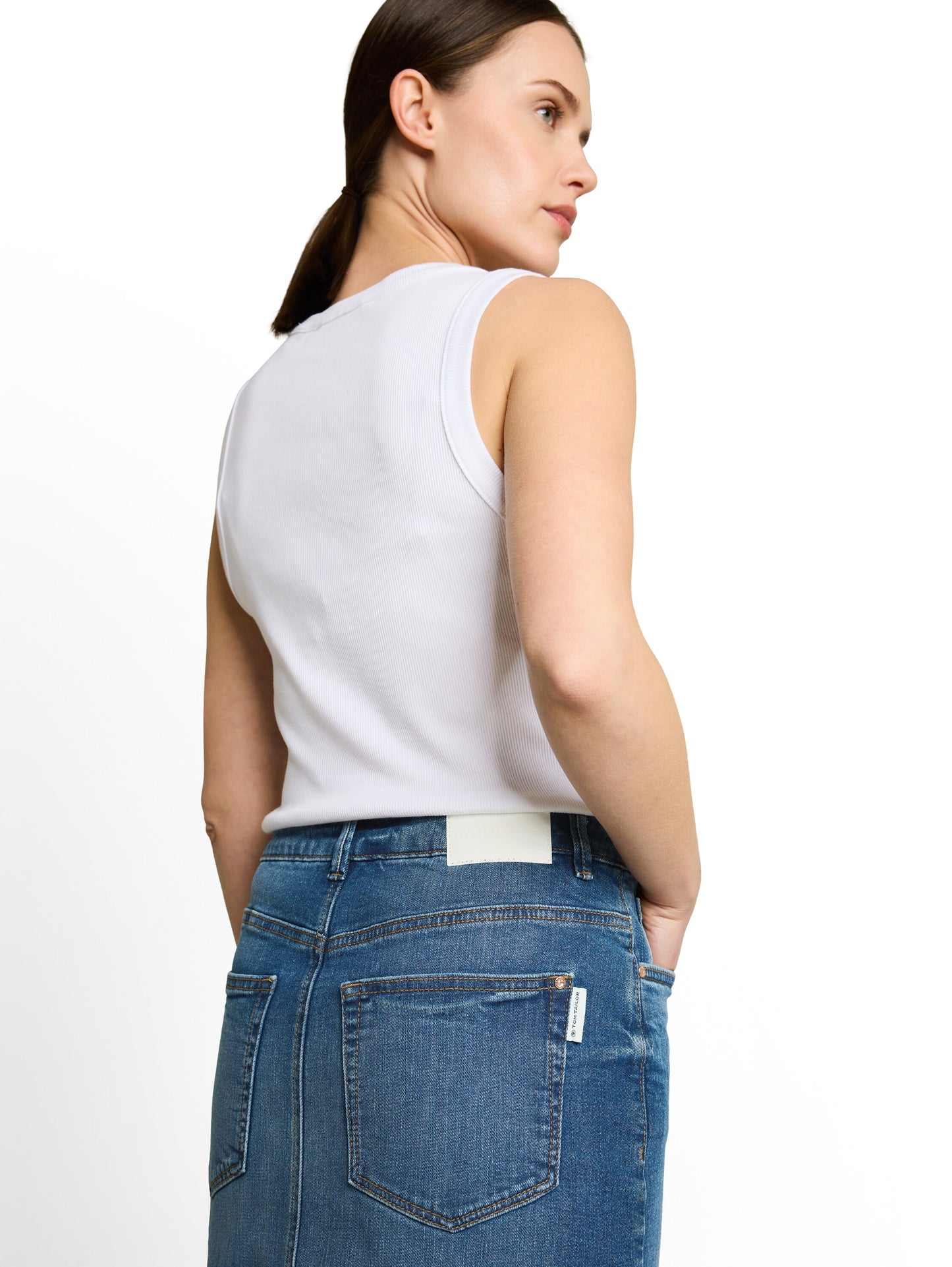 MODERN DENIM SKIRT - 1050527