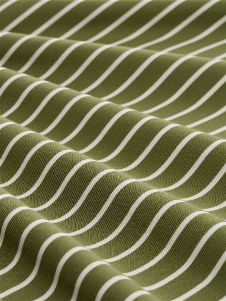 T-shirt striped with print - 1047751