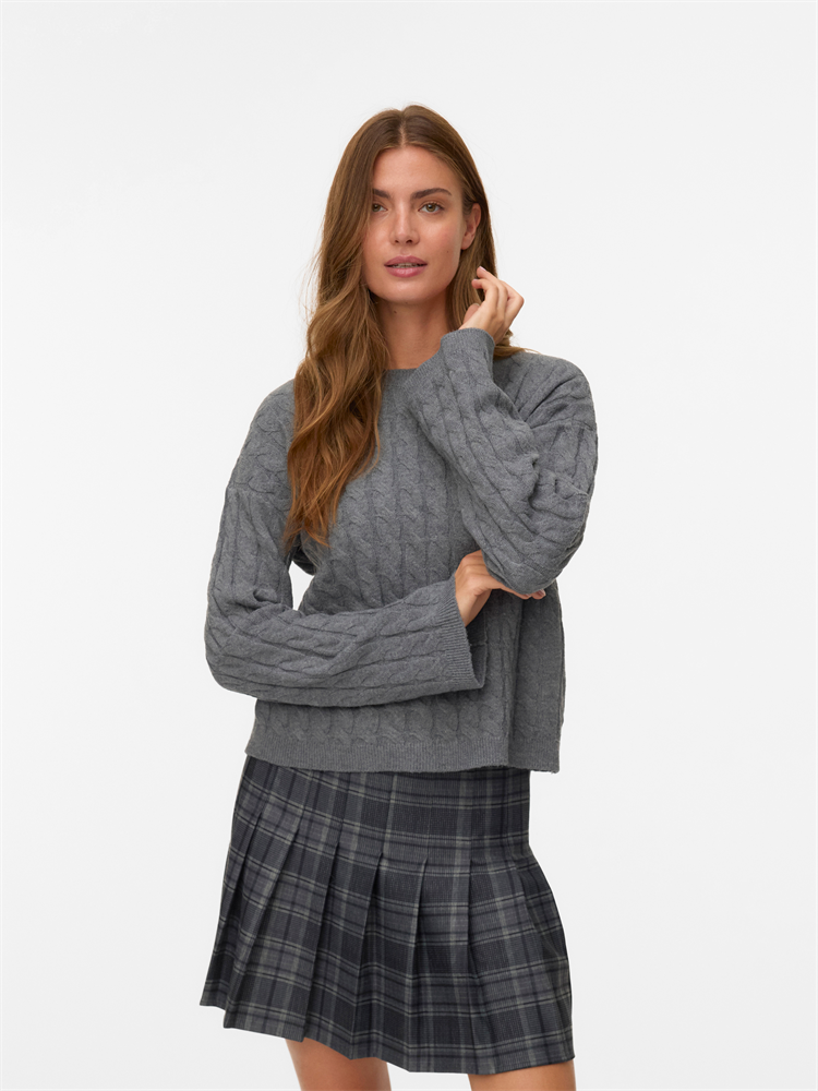 AWLORELLA LS O-NECK KNIT NOOS - 10319710