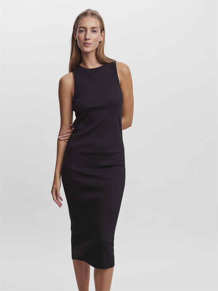 VMLAVENDER SL O-NECK CALF DRESS VMA - 10230437
