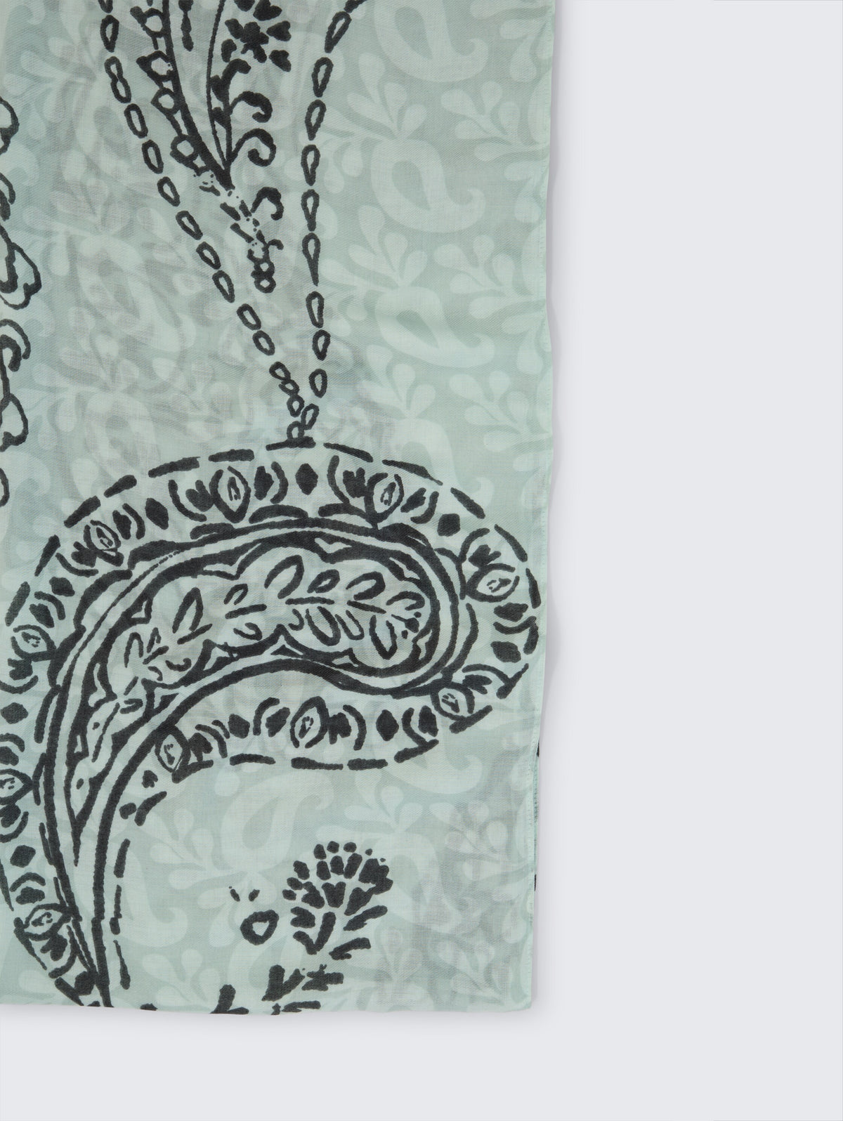 printed paisley scarf - 1052823