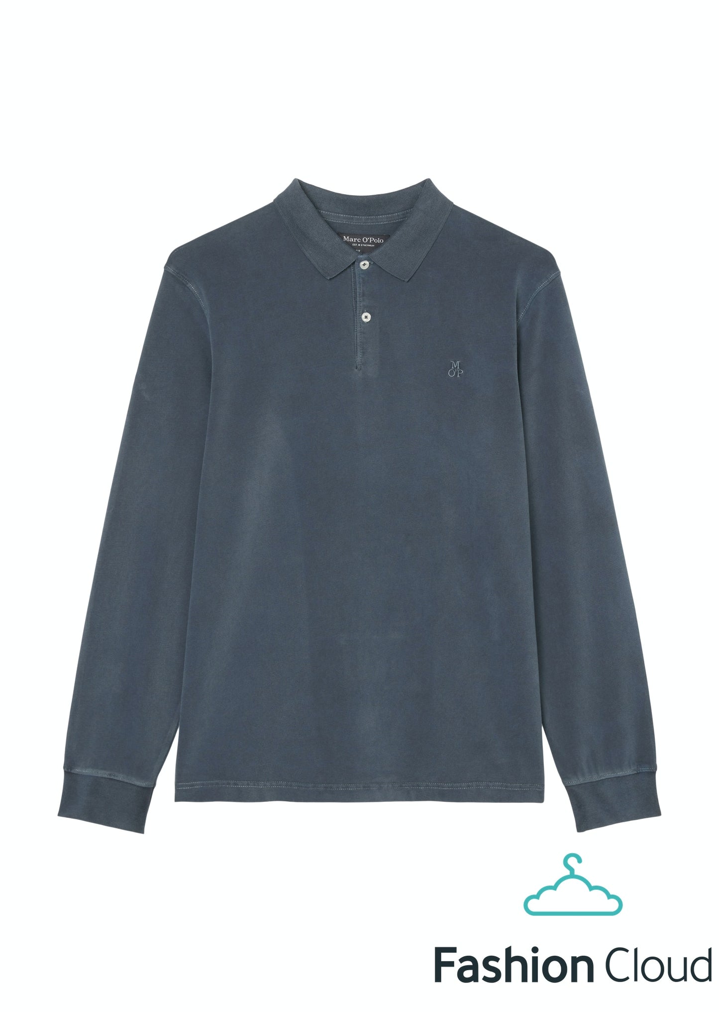 Polo shirt, long sleeve, rib collar - 228223655004