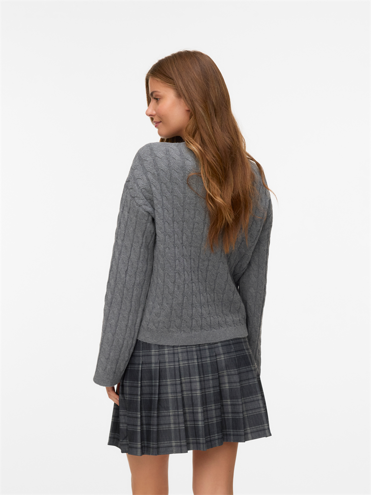 AWLORELLA LS O-NECK KNIT NOOS - 10319710