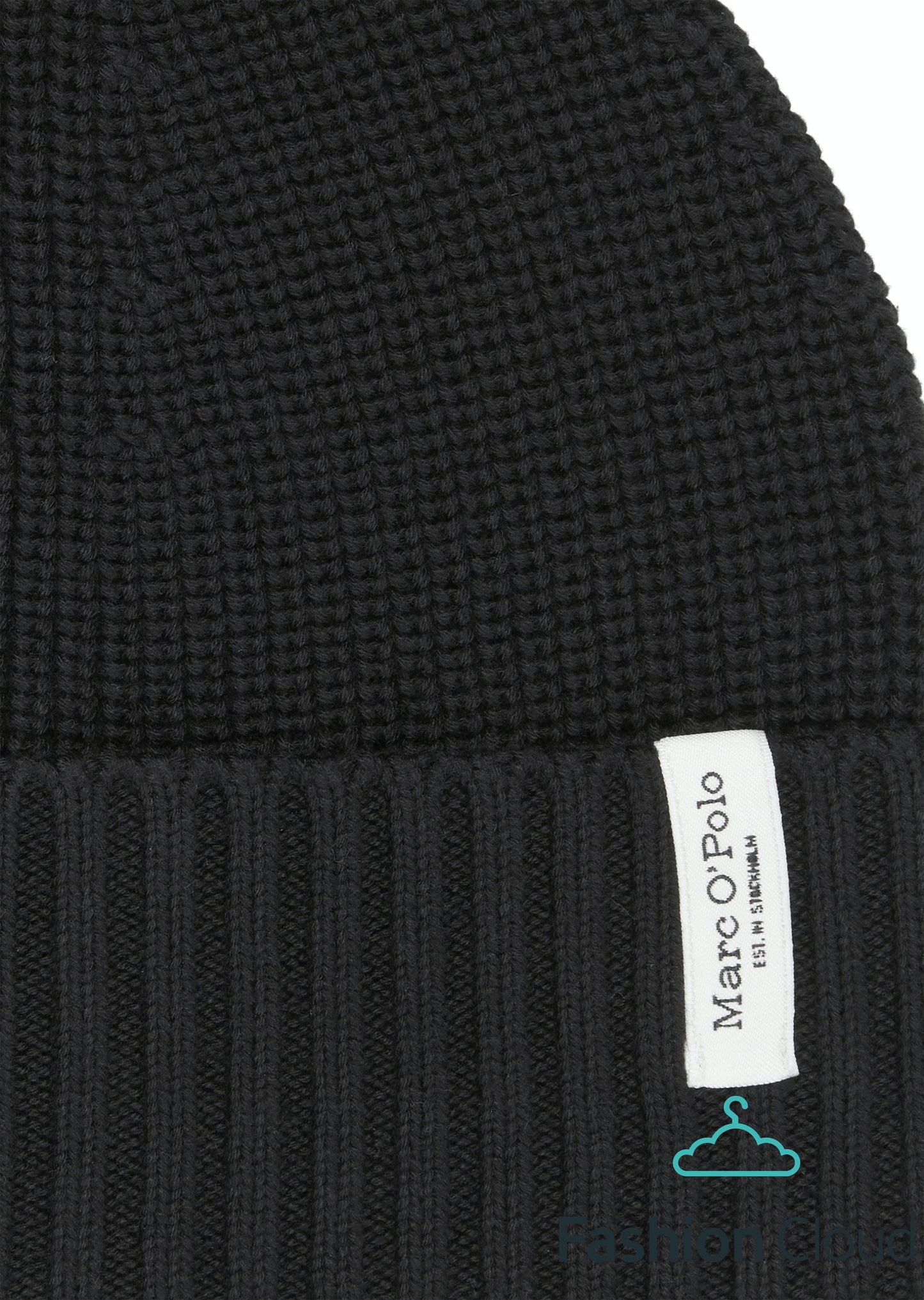 Hat, knitted, structure, fold up, l - M29502201042