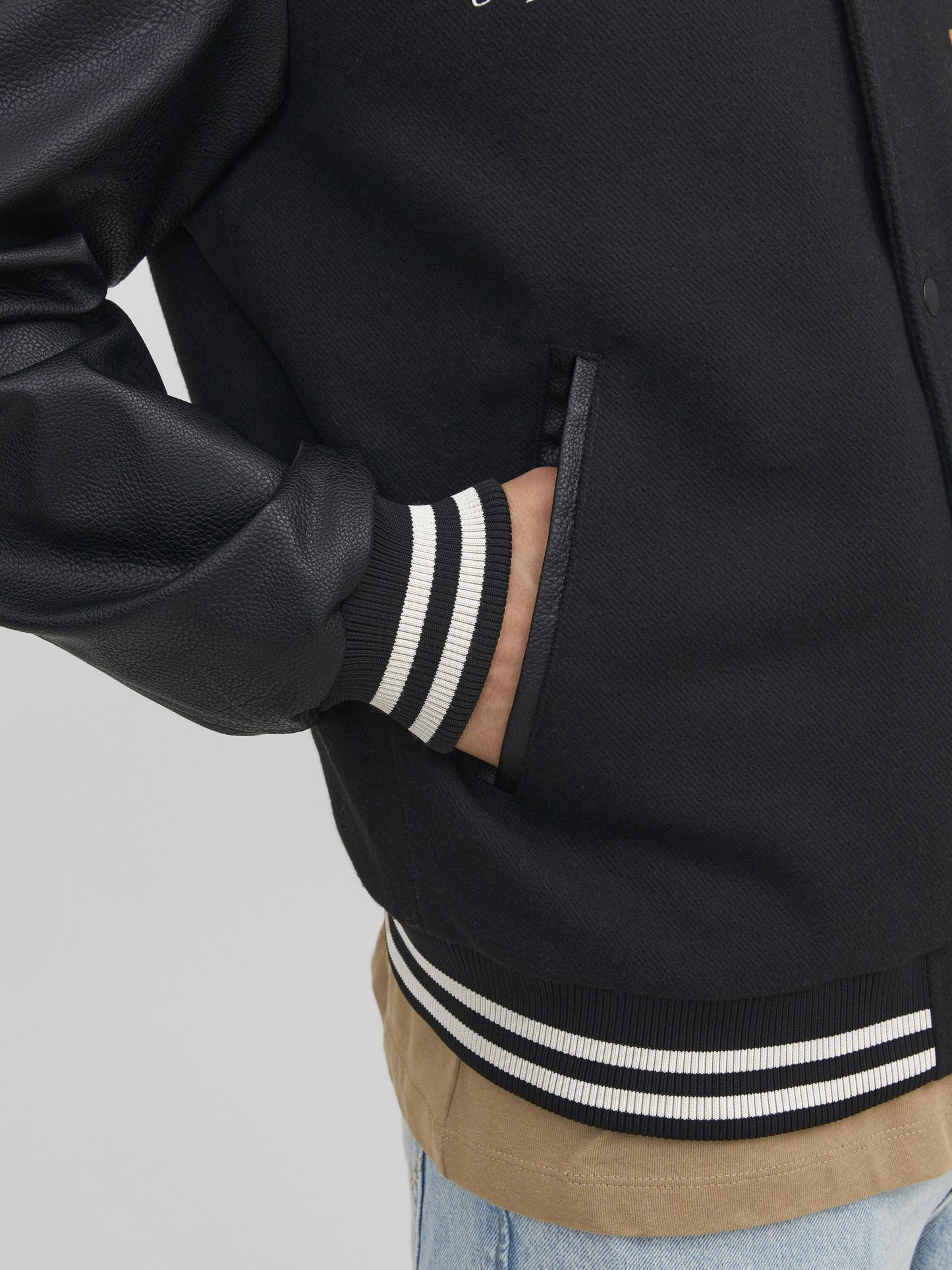JORCOLLEGE WOOL BLEND BOMBER NOOS - 12241559