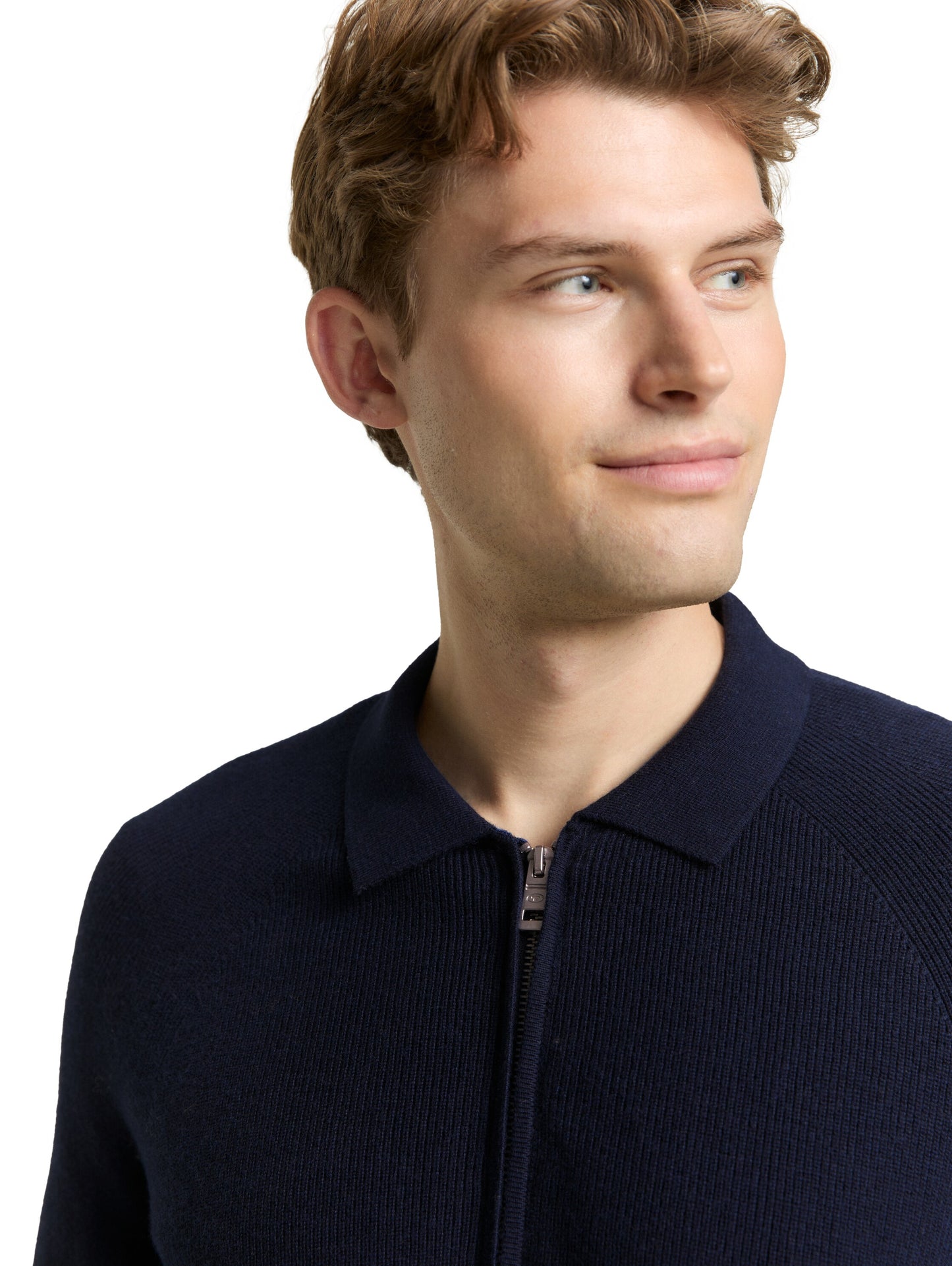 soft knit zip jacket - 1048781