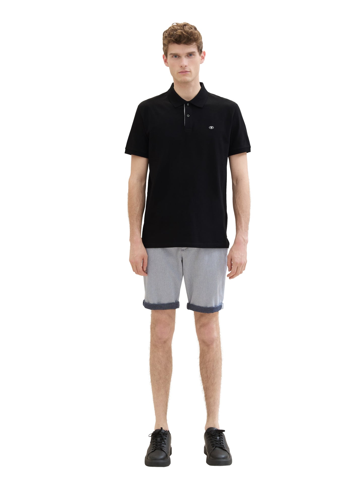 slim chino shorts with belt - 1040224
