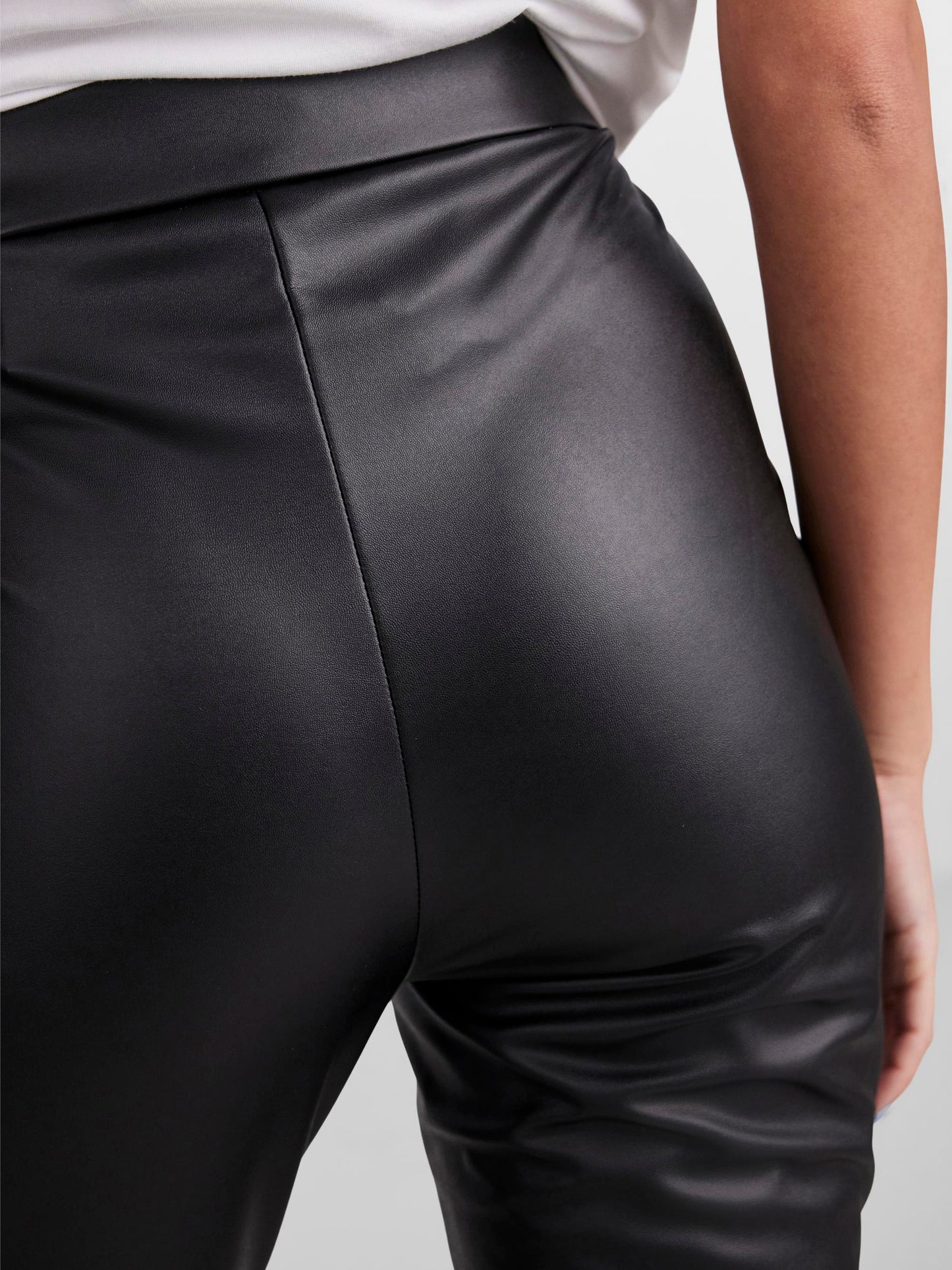 PCSALLIE HW PU LEGGINGS - 17144752