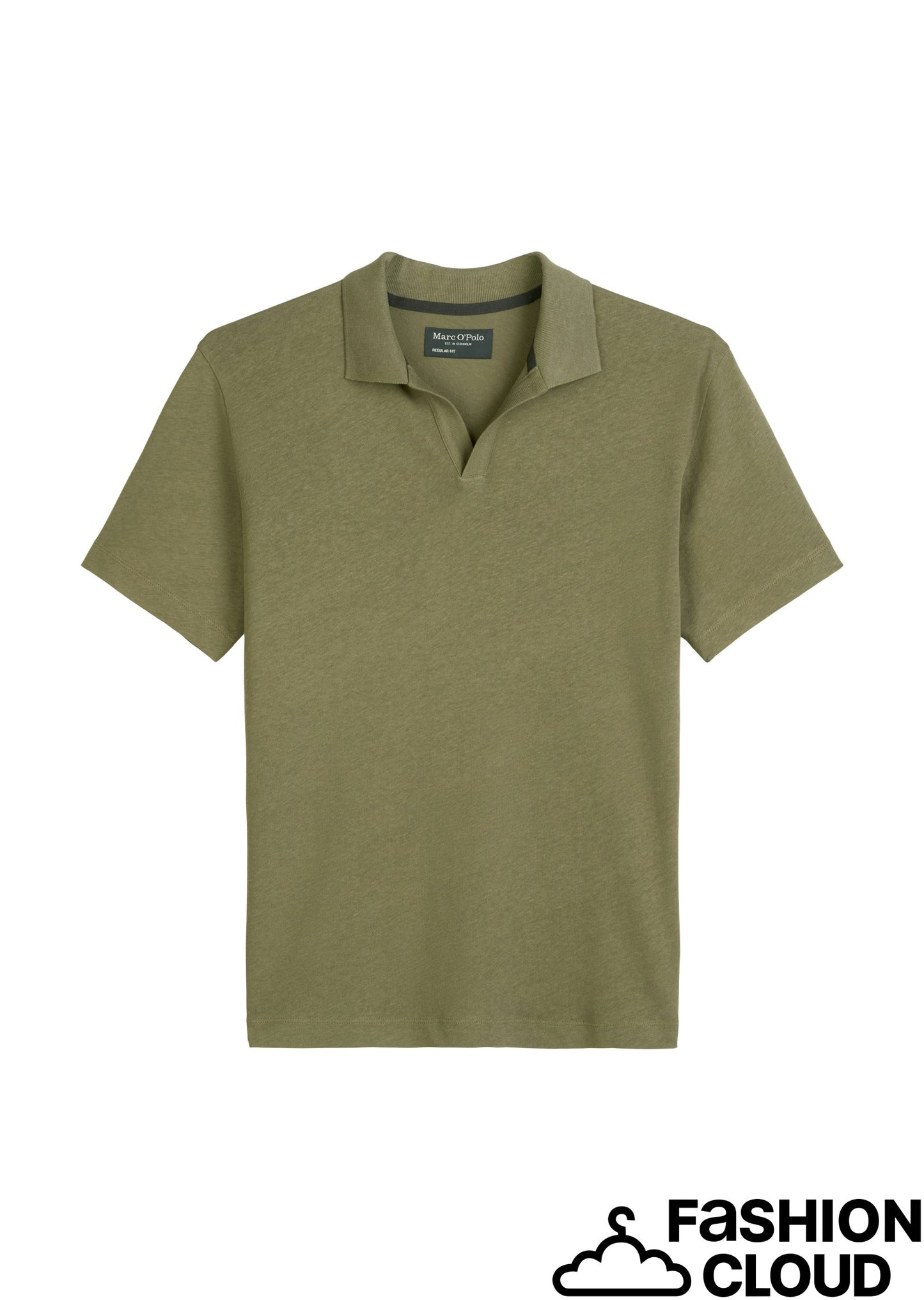 Polo, short sleeve, cotton linen mi - M23209153026