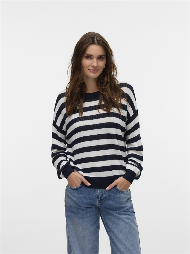 VMNEWLEXSUN MIX LS O-NECK PULLOVER - 10324936