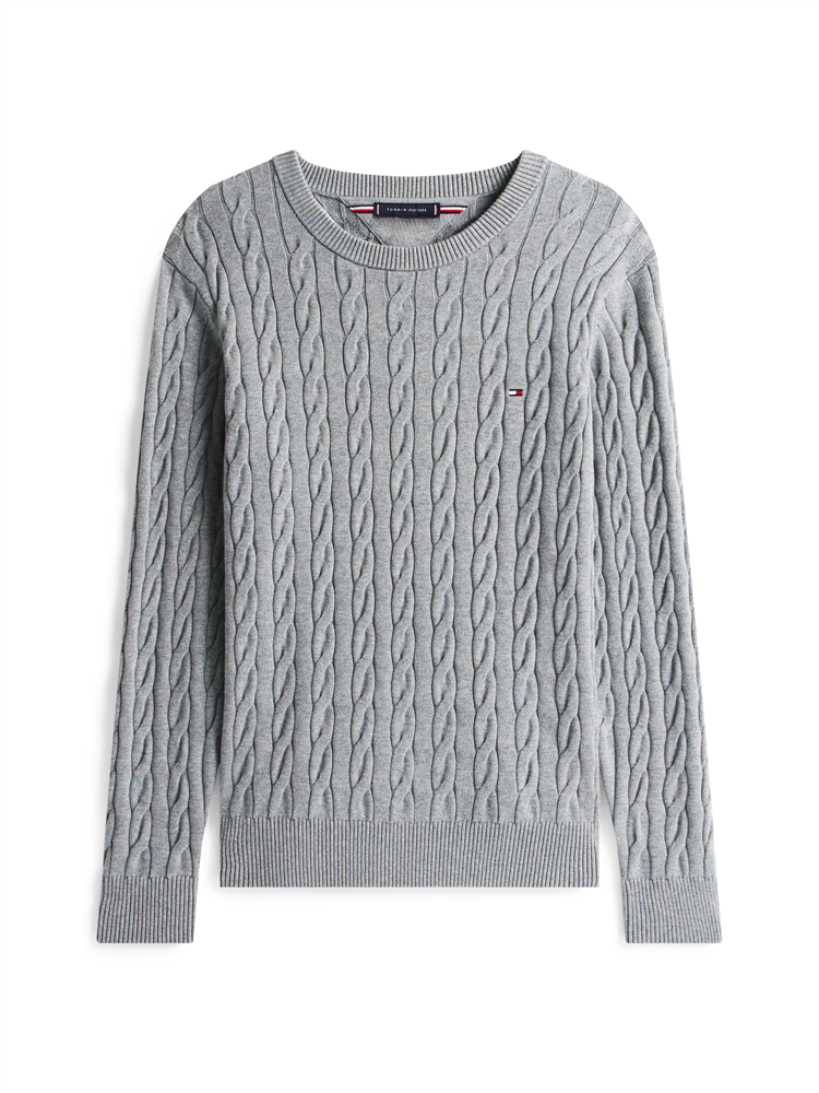 CLASSIC COTTON CABLE CREW NECK - MW0MW33132