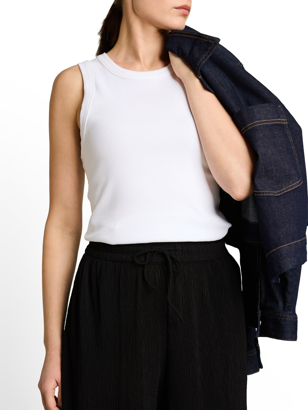 loose fit wide leg crinkle - 1053218