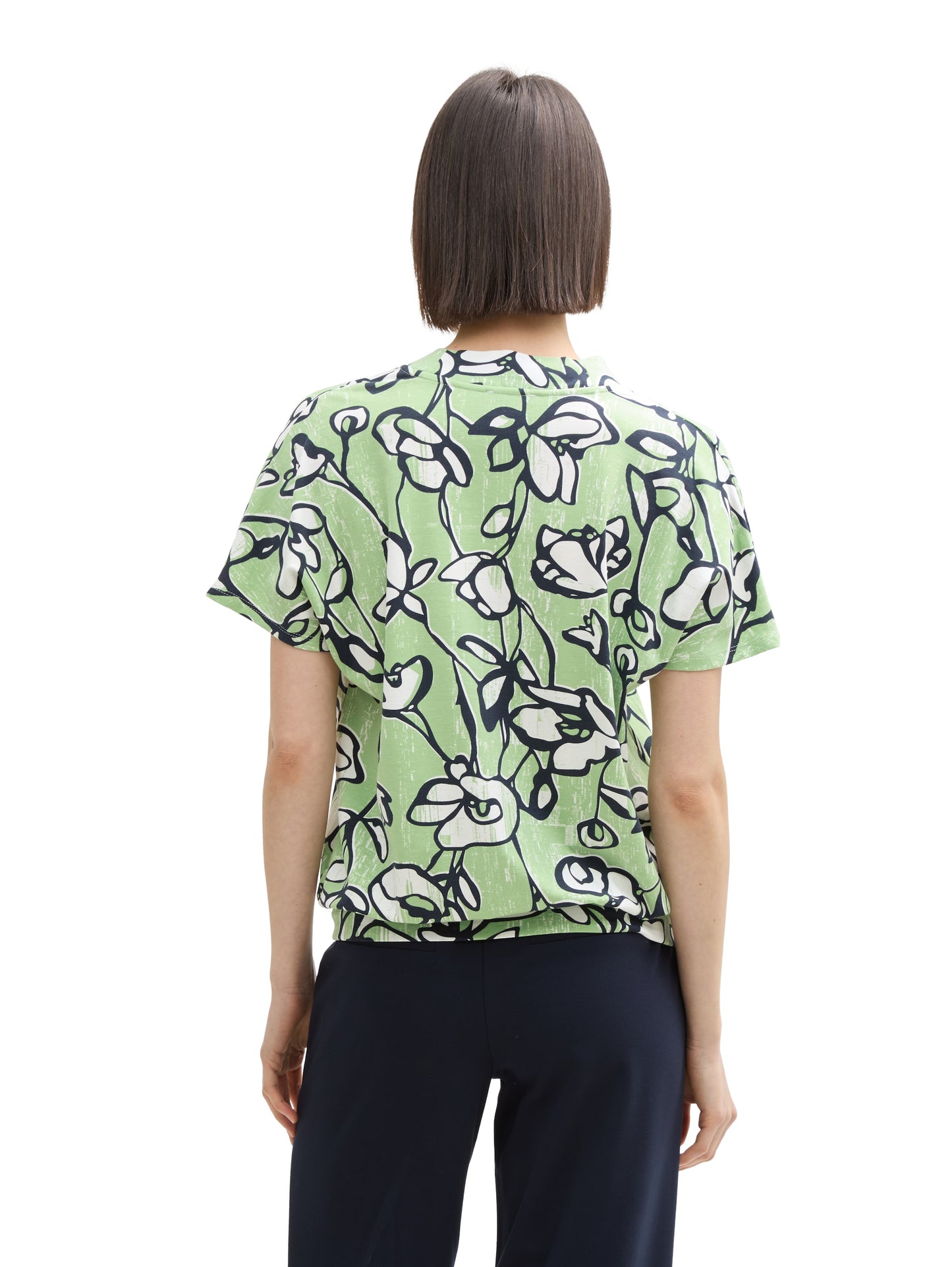T-shirt v-neck alloverprinted - 1045570