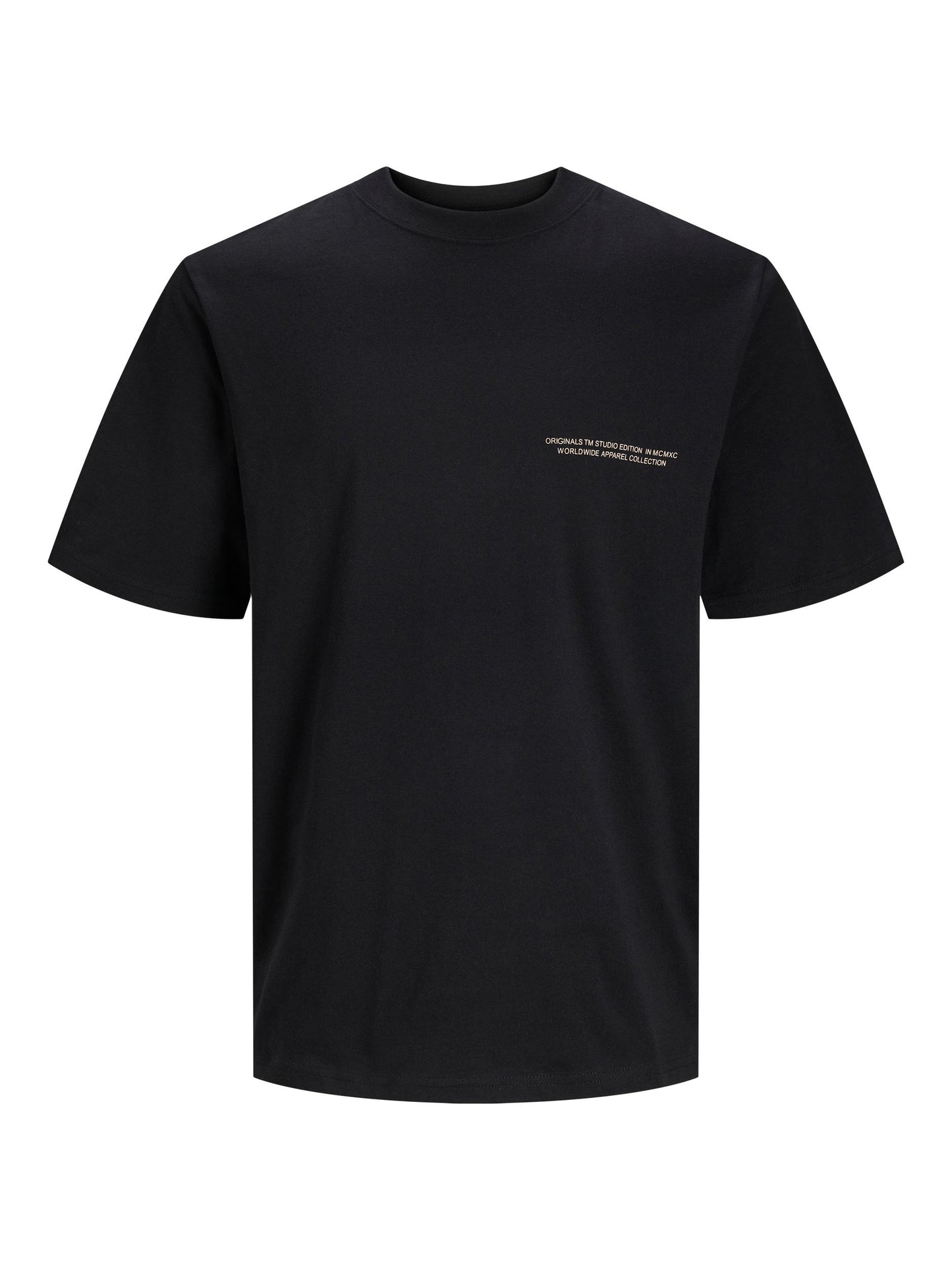 JORSHADOWBACK TEE SS CREW NECK BLK - 12247227