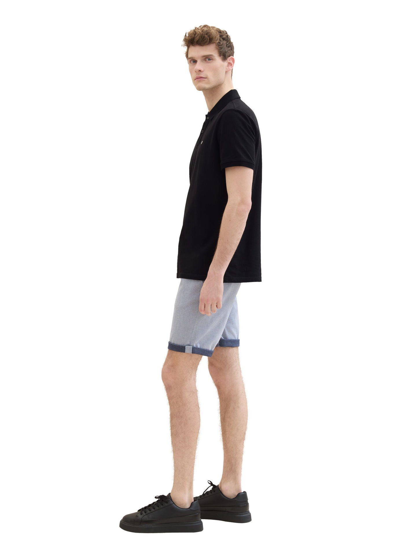 slim chino shorts with belt - 1040224