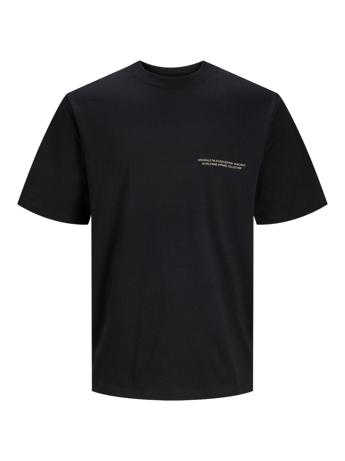 JORSHADOWBACK TEE SS CREW NECK BLK - 12247227