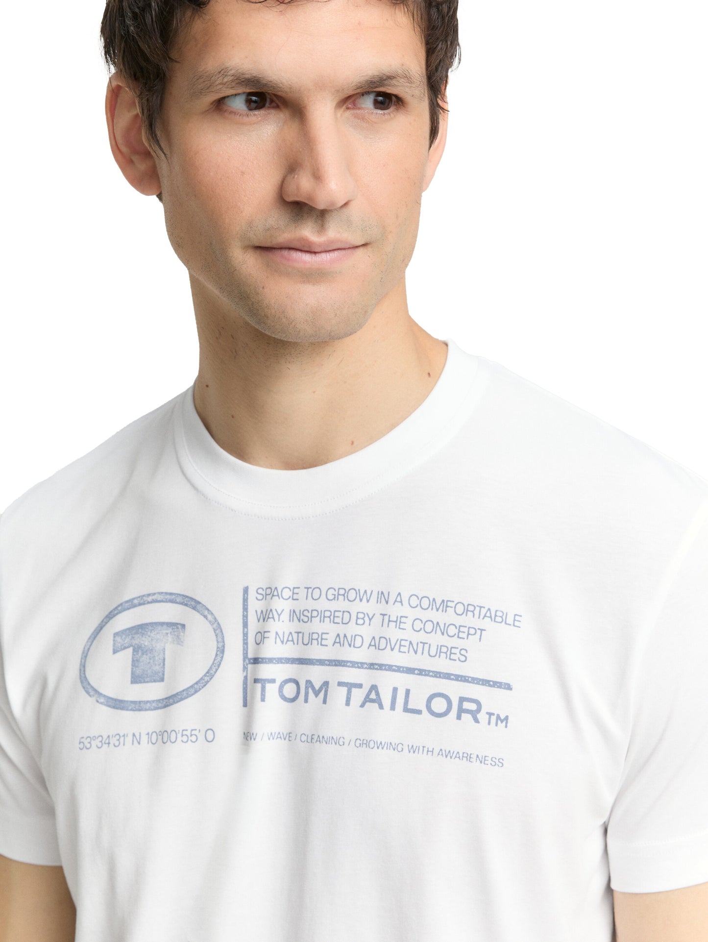 printed crewneck t-shirt - 1035611