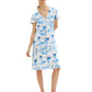 printed dress with belt - 1036648