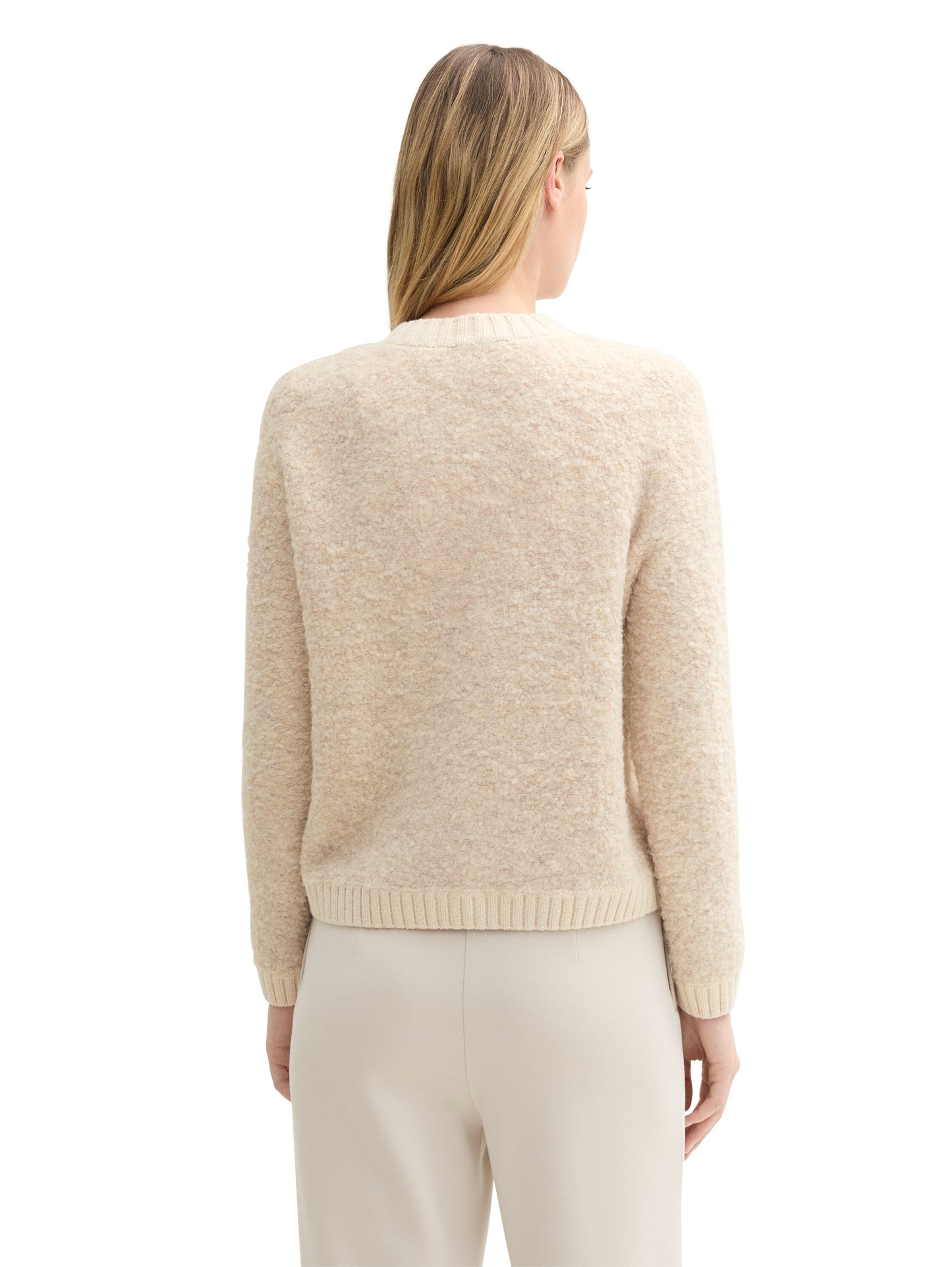 knit boucle cardigan - 1044068