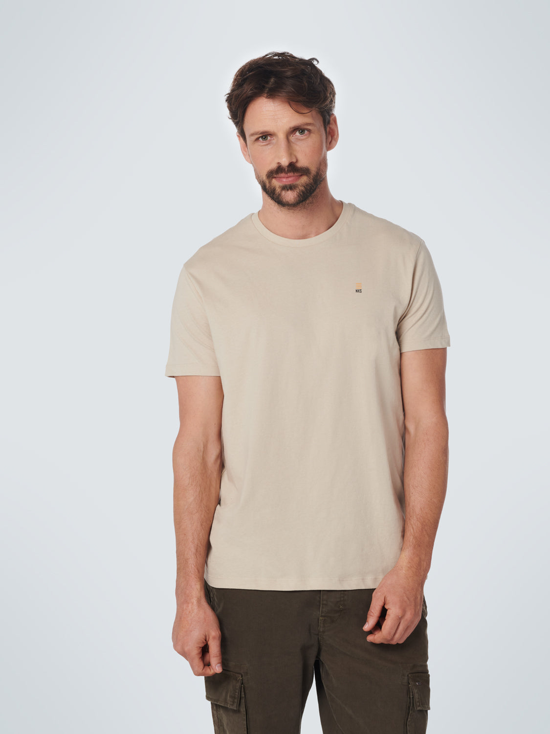 T-Shirt Crewneck Solid Basic Respon - 18341101