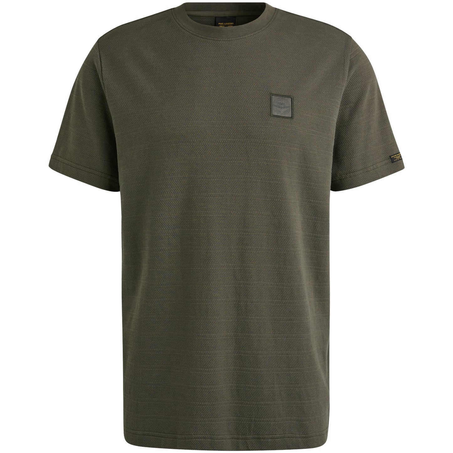Short sleeve r-neck jacquard strip - PTSS2502563