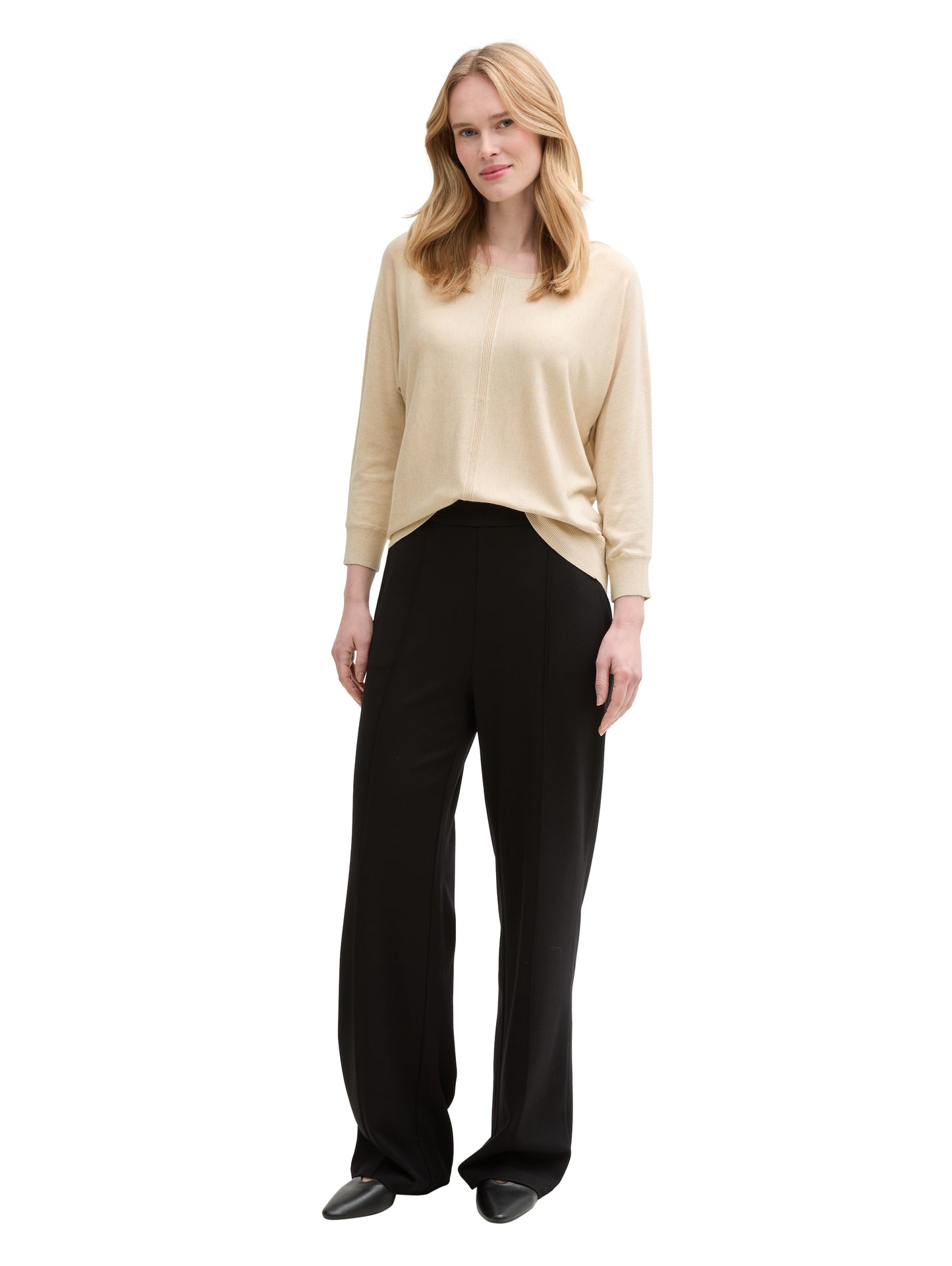 knit pullover with boatneck - 1045463